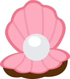 Pink Scallop Shell Clipart PNG