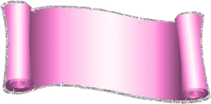 Pink Scroll Parchment Graphic PNG image