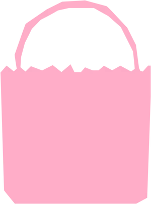 Pink Silhouette Handbag Graphic PNG image