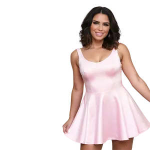 Pink Skater Dress PNG Rlm58 PNG
