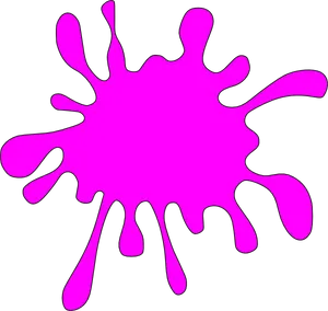 Pink Slime Splat Graphic PNG image