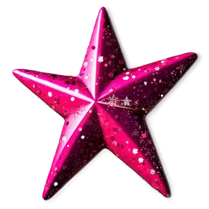 Pink Sparkle Stars PNG Ljq39