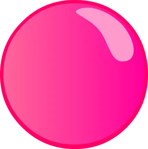 Pink Sphere Bubble Illustration PNG image