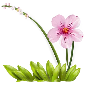 Pink Spring Flower PNG Cmr61