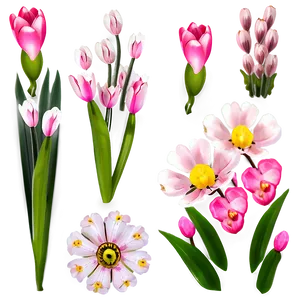 Pink Spring Flower Png Grl PNG image