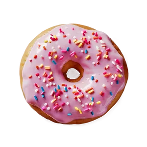 Pink Sprinkle Donut Png 91 PNG image