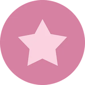 Pink Star Icon PNG image