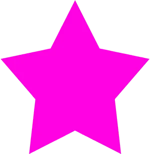 Pink Star Shape