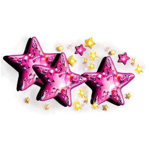 Pink Stars Png Wno13 PNG image