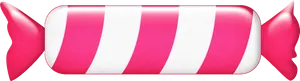 Pink Striped Candy Graphic