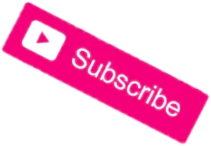 Pink Subscribe Button PNG image