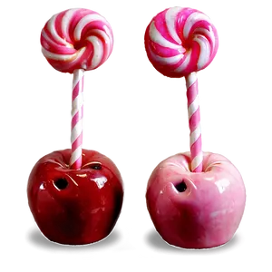 Pink Sugar Candy Apple Png 06282024 PNG image