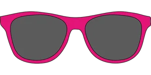 Pink Sunglasses Vector Illustration PNG image