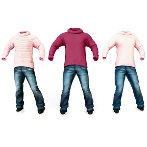 Pink Sweater Png 06292024 PNG image