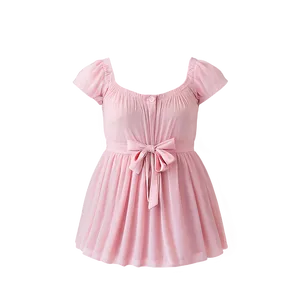 Pink Swing Dress PNG Qrt