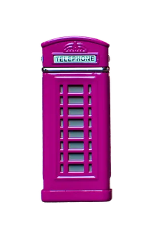 Pink Telephone Booth PNG image