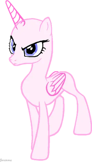 Pink_ Unicorn_ Vector PNG image