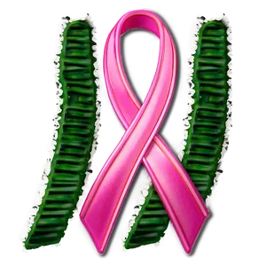 Pink Warriors October Ribbon PNG 06212024