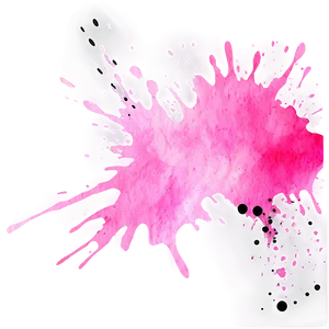 Pink Watercolor Splash PNG 05062024