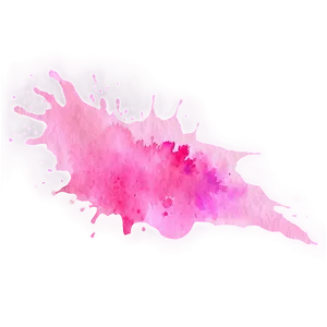 Pink Watercolor Splash PNG Qcg