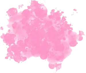 Pink Watercolor Splash Texture PNG