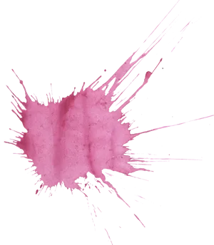 Pink Watercolor Splashon Teal Background PNG