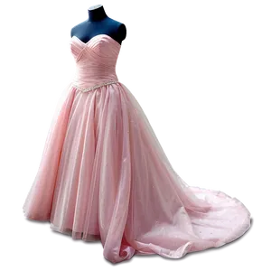 Pink Wedding Dress PNG Phe