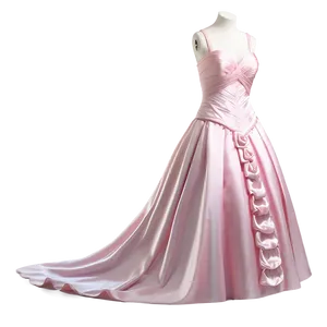 Pink Wedding Dress PNG Tus93