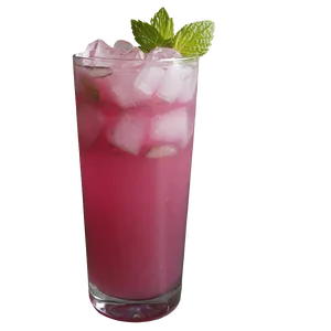 Pink Whitney With Mint Garnish Png 36 PNG image