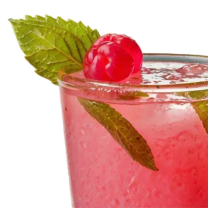 Pink Whitney With Mint Garnish Png Wts PNG image