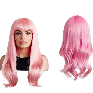 Pink Wig Png Pos77 PNG image