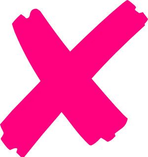 Pink X Symbolon Black Background
