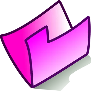 Pink3 D Folder Icon PNG image