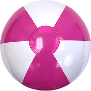 Pinkand White Beach Ball
