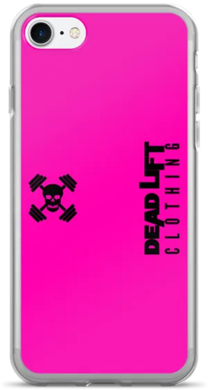 Pinki Phone Case Deadlift Clothing Design PNG image