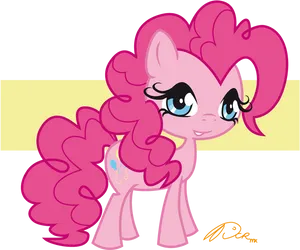 Pinkie Pie Animated Character PNG image