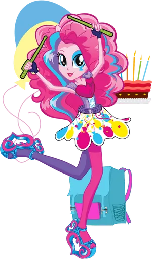 Pinkie Pie Equestria Girls Birthday Celebration