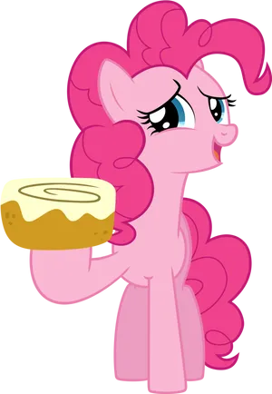 Pinkie Pie With Cake