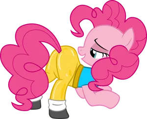 Pinkie Pie With Golden Trophy