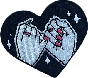 Pinky Promise Heart Tattoo Design PNG image