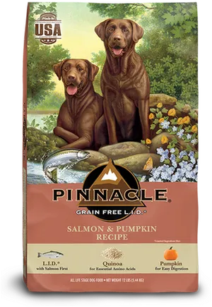 Pinnacle Dog Food Salmon Pumpkin Recipe PNG image