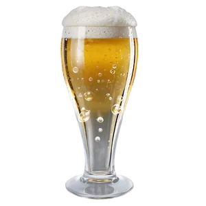 Pint Glass With Beer Bubbles Png 06282024 PNG image