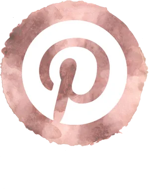 Pinterest Watercolor Logo PNG image