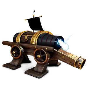 Pirate Cannon Battle PNG Jri