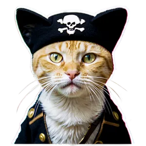 Pirate Cat Filter PNG 91