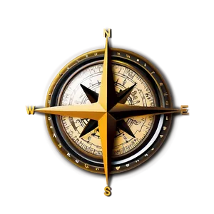 Pirate Compass And Map PNG 4 PNG