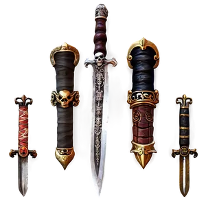 Pirate Dagger PNG 05252024
