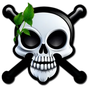 Pirate_ Flag_ Jolly_ Roger_ Leaf PNG