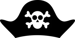 Pirate Hat Skulland Crossbones Icon