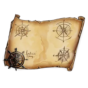 Pirate Map Png 05242024 PNG image